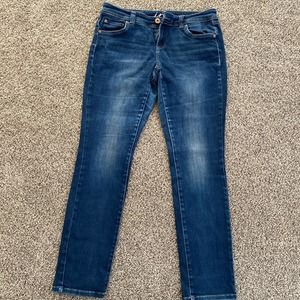 INC Dark Blue Skinny Fit Jeans - Size 10
